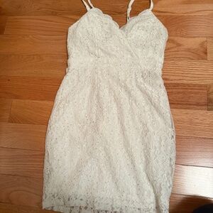 White dress - laced